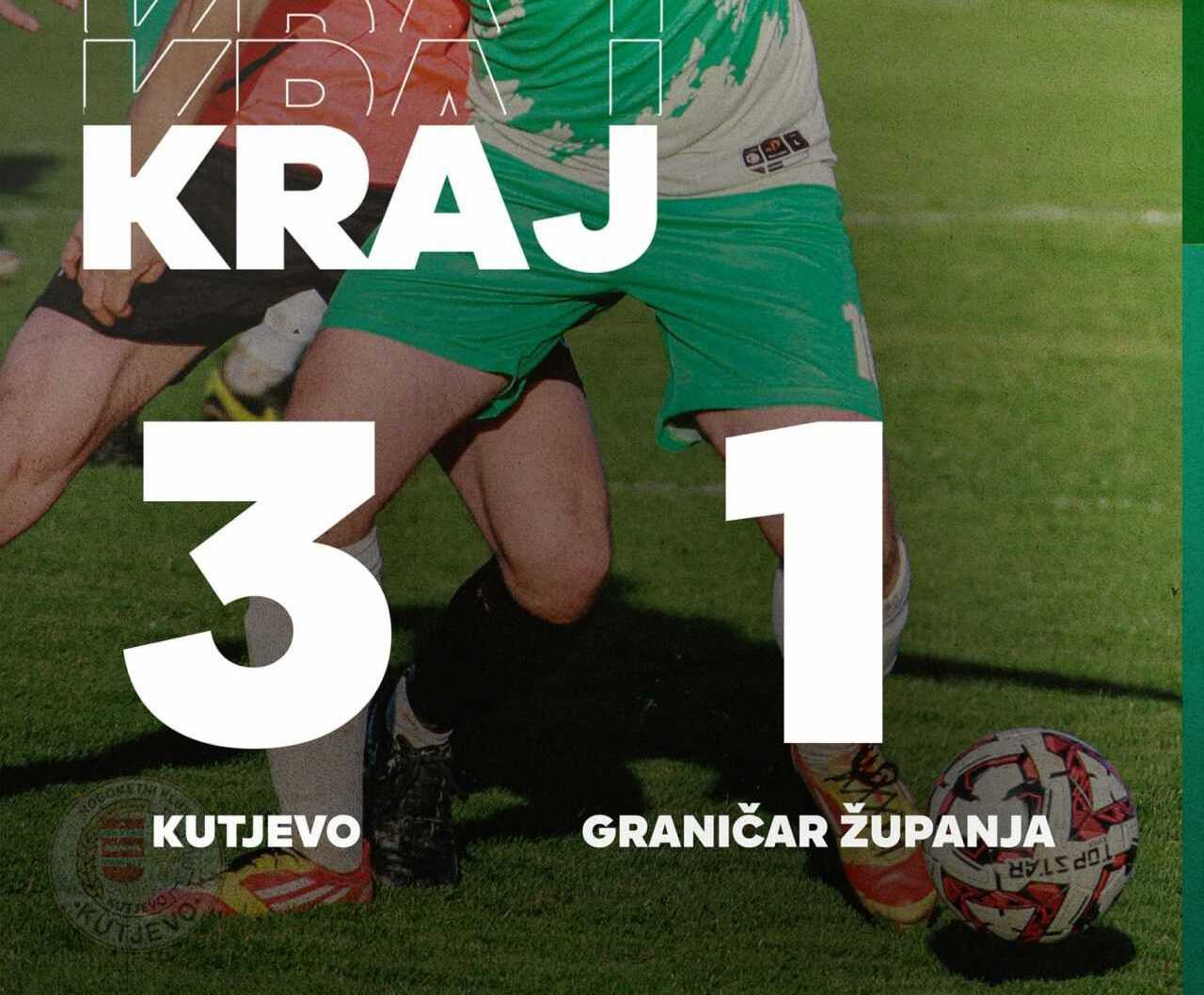 NK Kutjevo slavilo protiv NK Graničara iz Županje rezultatom 3:1