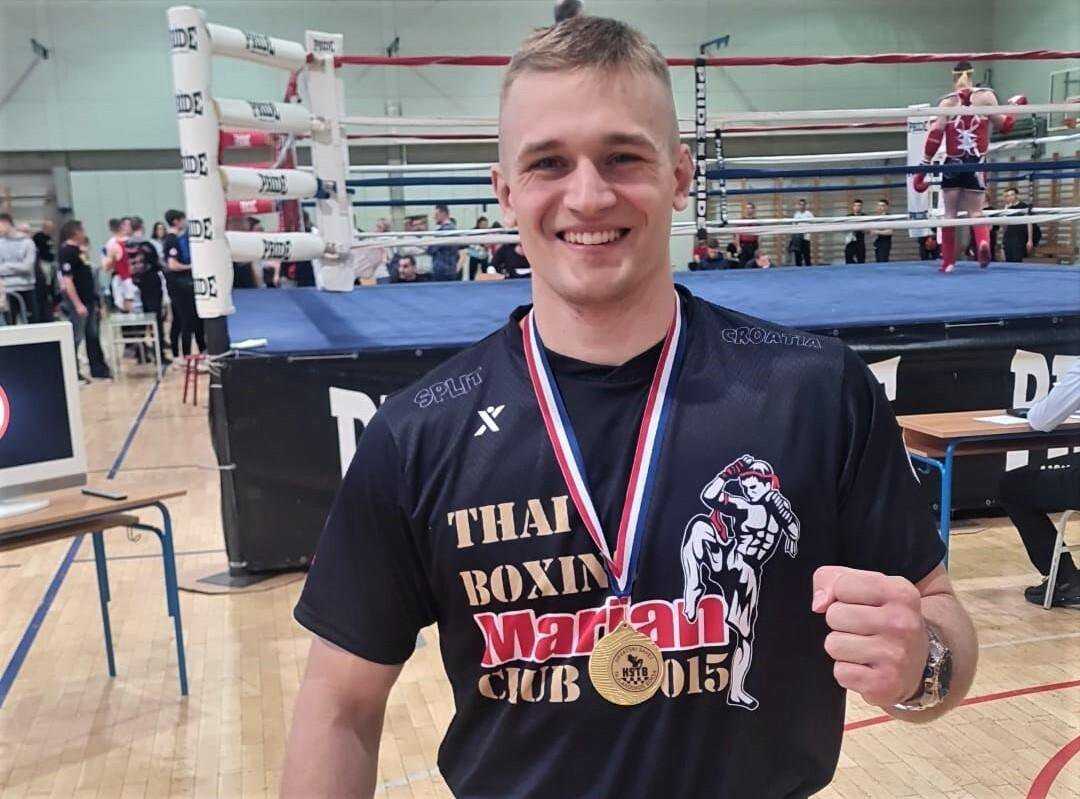 Pakračanin Leon Krajačić novi je prvak Hrvatske u tajlandskom boksu: “Došao prvi put i pobijedio”