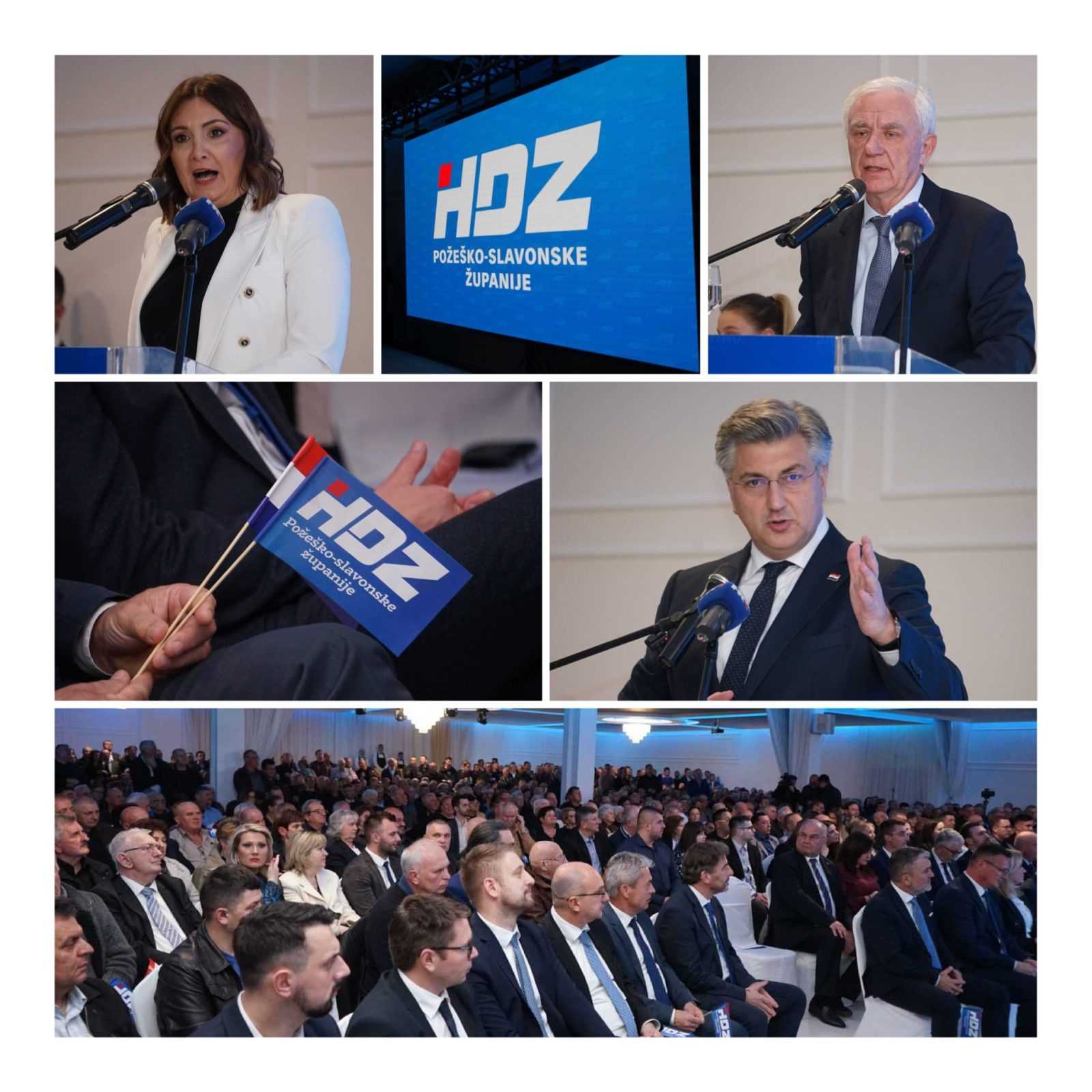 [FOTO] Više od 1000 članova sudjelovalo na 34. obljetnici HDZ-a Požeško-slavonske županije