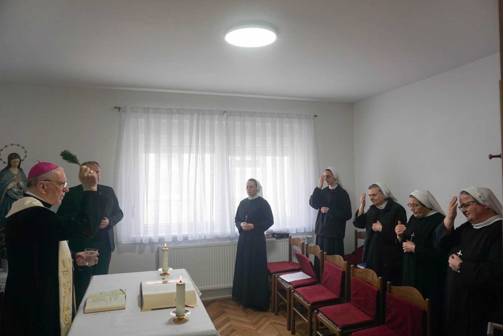 Blagoslov nove samostanske zgrade sestara milosrdnica u Požegi