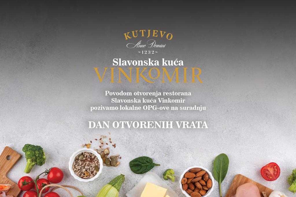 Poziv za lokalne OPG-ove – Restoran – Slavonska kuća Vinkomir