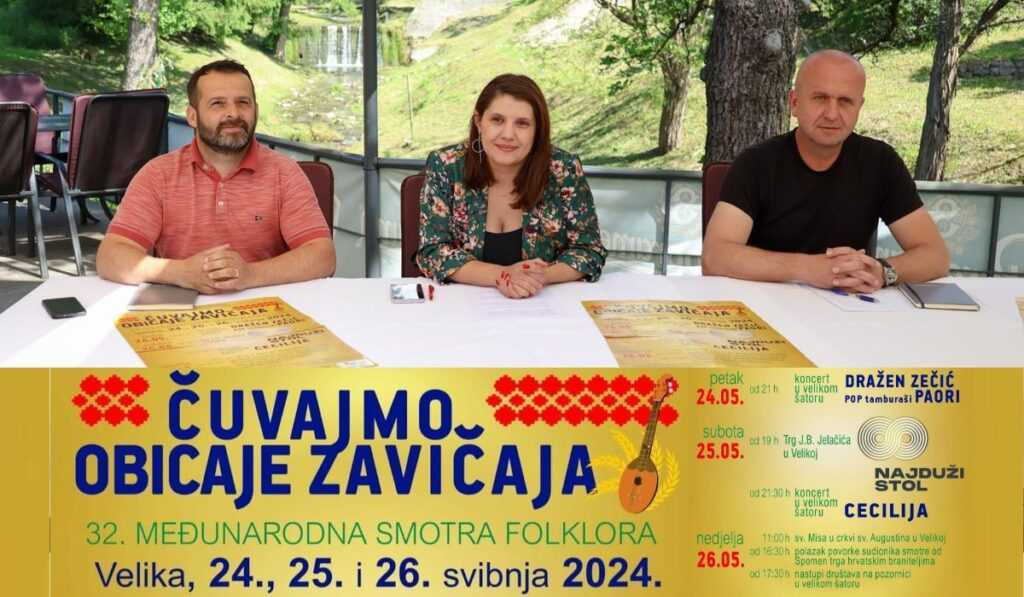 Najduži stol uz Smotru folklora i koncerte Dražena Zečića i Cecilije u Velikoj!
