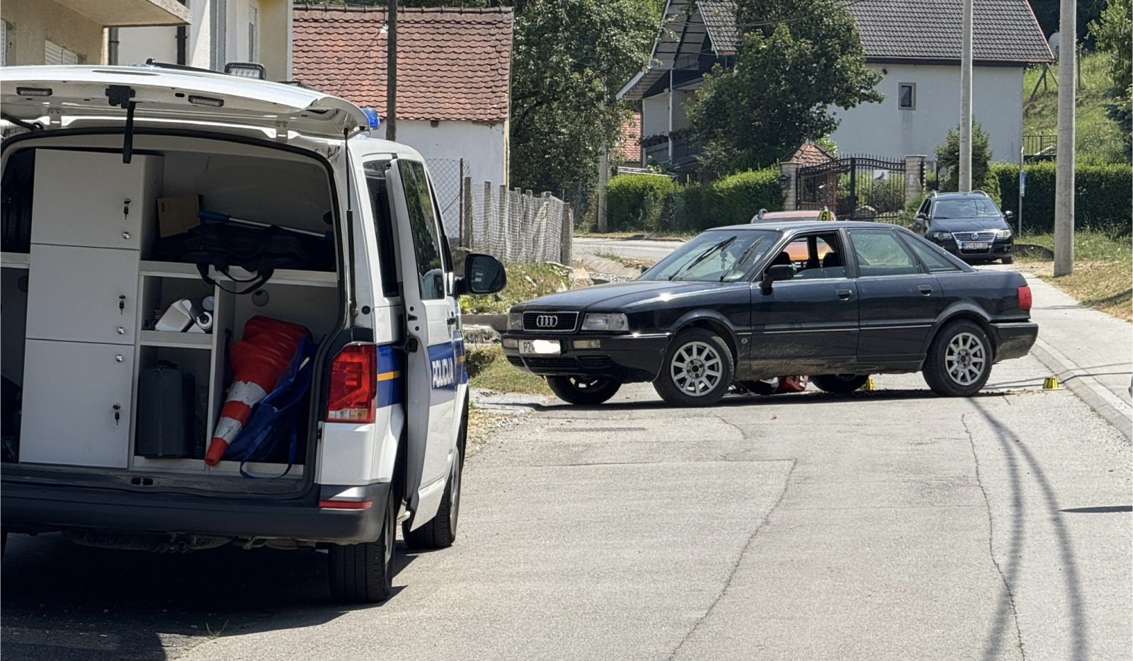 Sudarili se moped i automobil, jedna osoba ozlijeđena