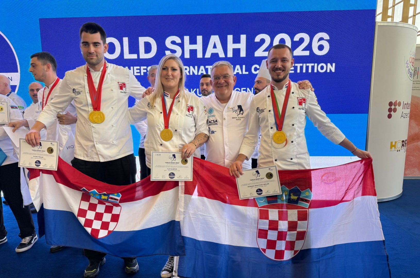 Filip Klanfar from Gradac in Azerbaijan won silver and bronze in cooking