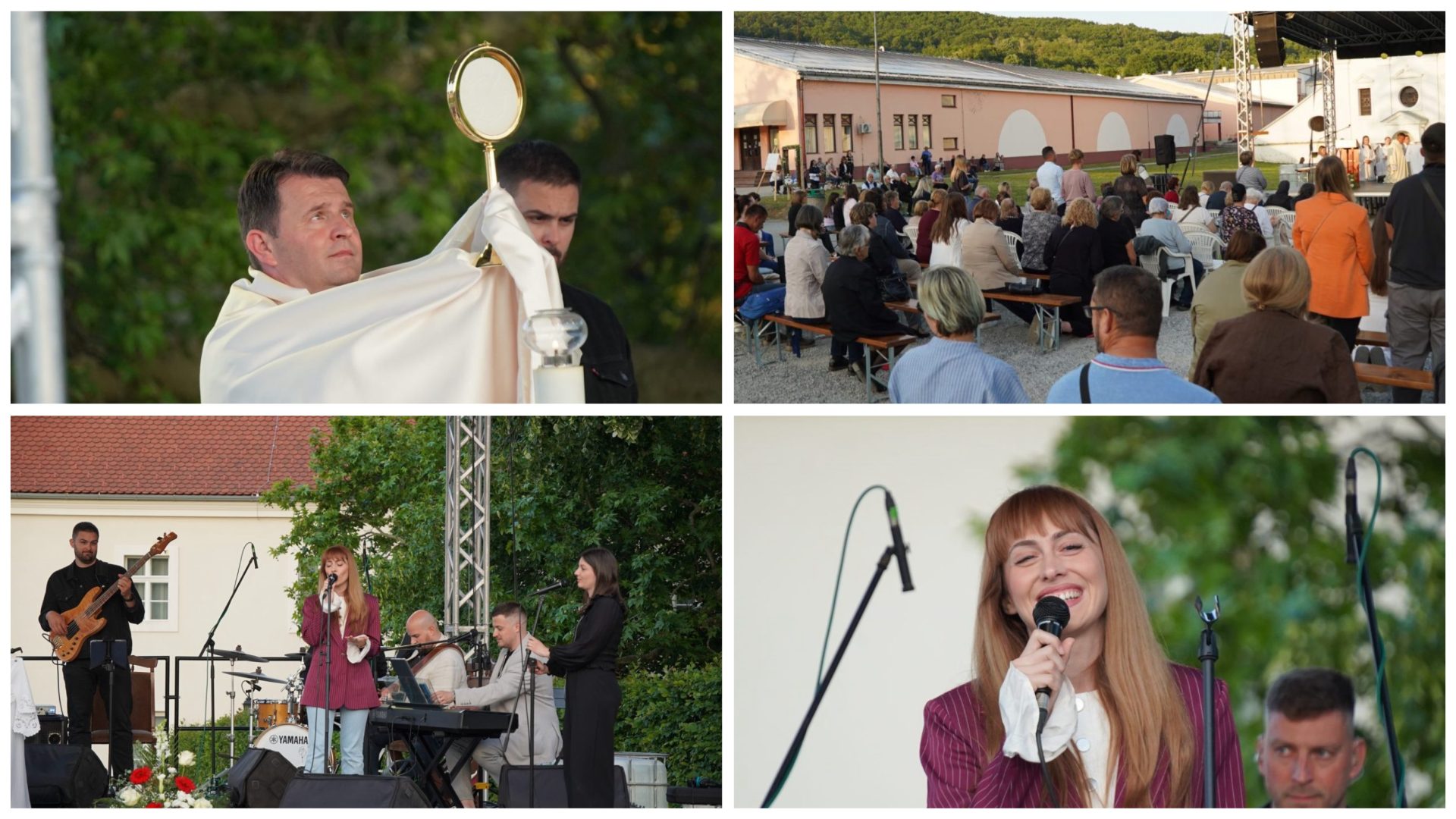 [FOTO] Duhovni vikend u Kutjevu: nastupila Albina, Dragan Hrgić predvodio misu i klanjanje
