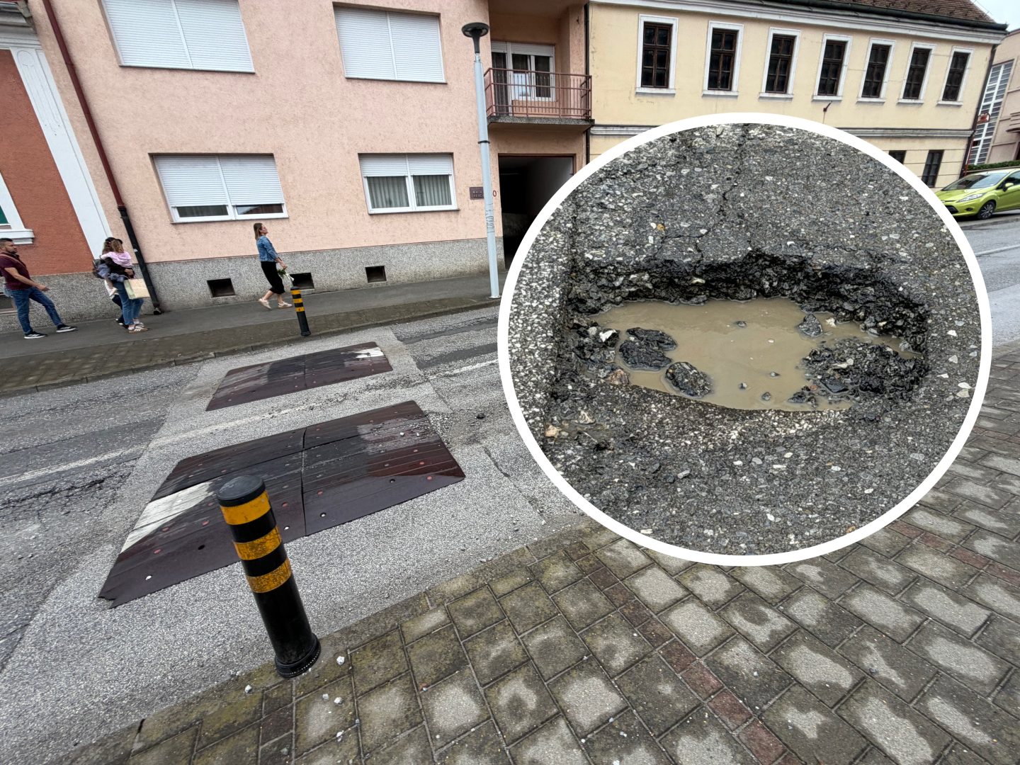 Vozači, oprez! Velika i duboka rupa kod Grabrika prijeti oštećenjem vozila