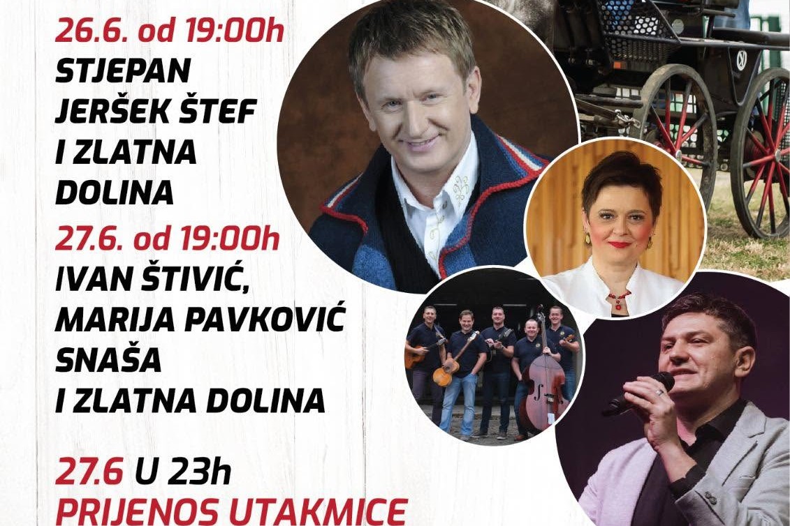 Štivić i Štef predvode glazbeni program Međunarodnog konjičkog turnira u Pleternici
