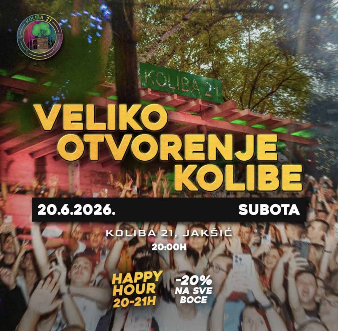 Večeras veliko otvorenje Kolibe 21 u Jakšiću