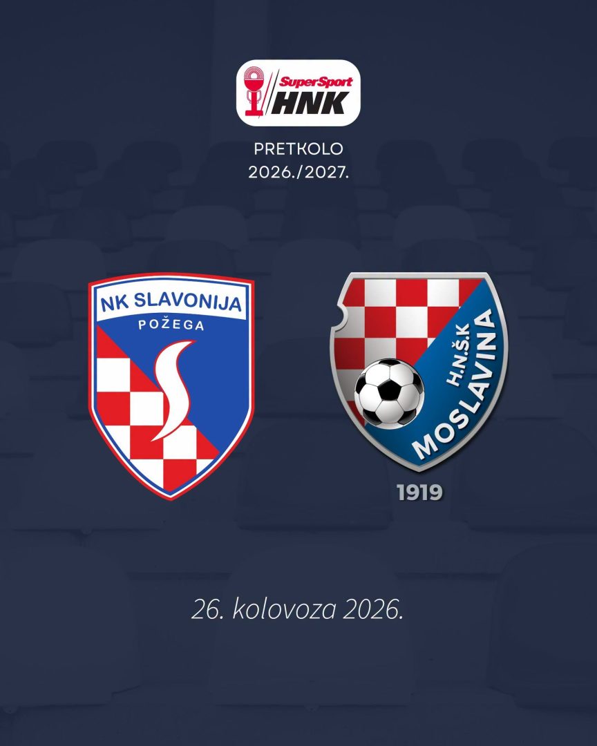 Nogometaši Slavonije će u pretkolu Hrvatskog nogometnog kupa ugostiti Moslavinu (Kutina)