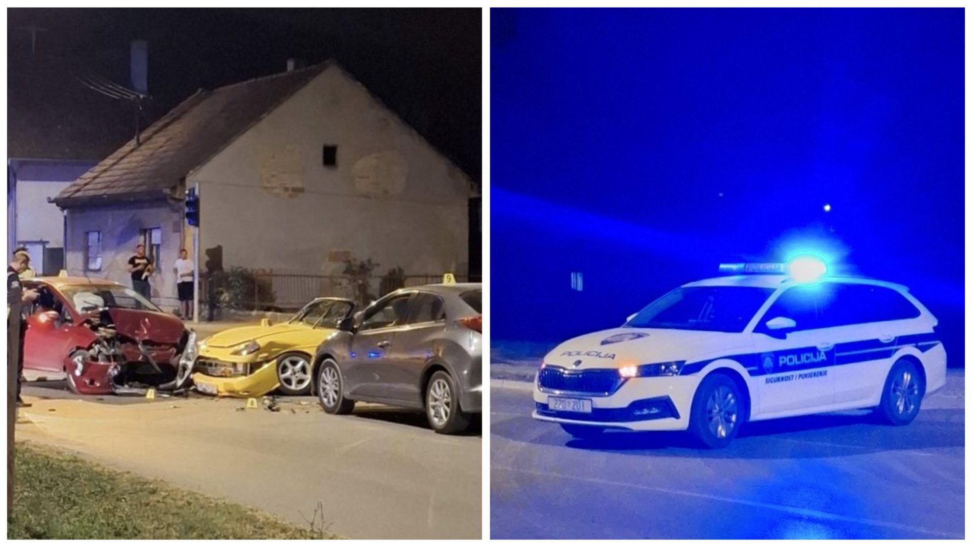 2024. godine upozorili smo na opasnost, sinoć sudar četiri automobila: Čeka li se tragedija?”