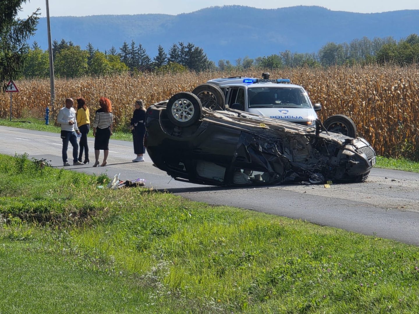21-godišnji motociklist teško ozlijeđen u sudaru prilikom pretjecanja