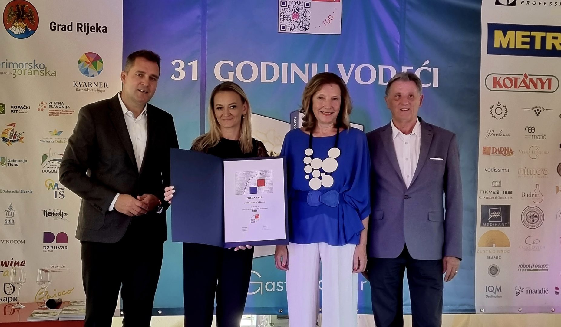 Schon blick po 12. put među 100 vodećih hrvatskih restorana