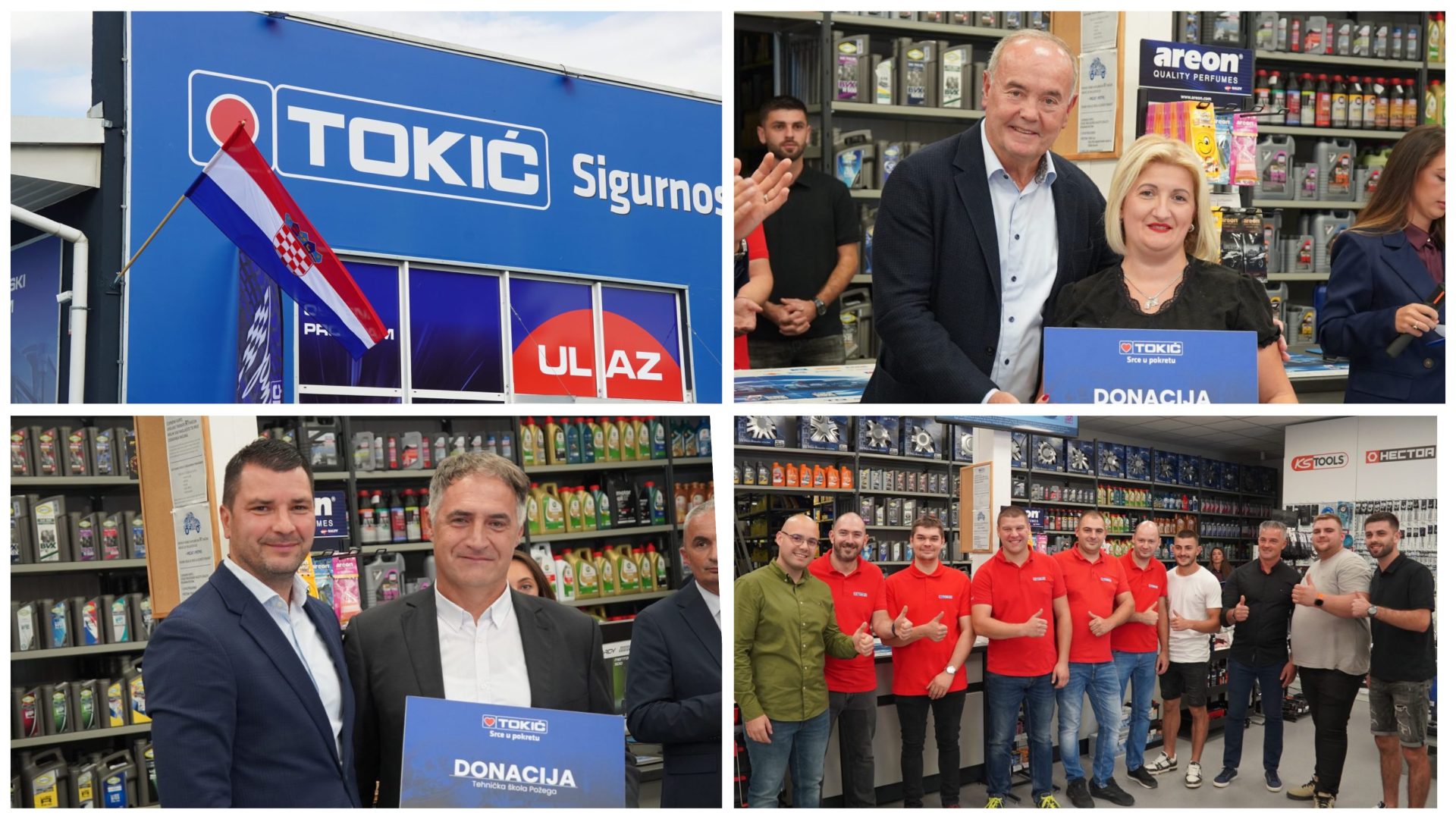 [FOTO] Svečano otvorena Tokić poslovnica, uručene donacije Tehničkoj školi i Udruzi Mali princ