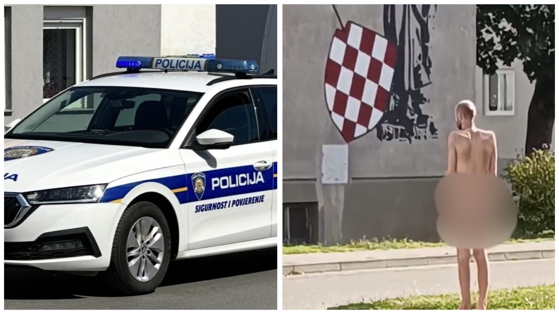 Brzom reakcijom policije pronađen i zbrinut muškarac koji je gradom hodao gol