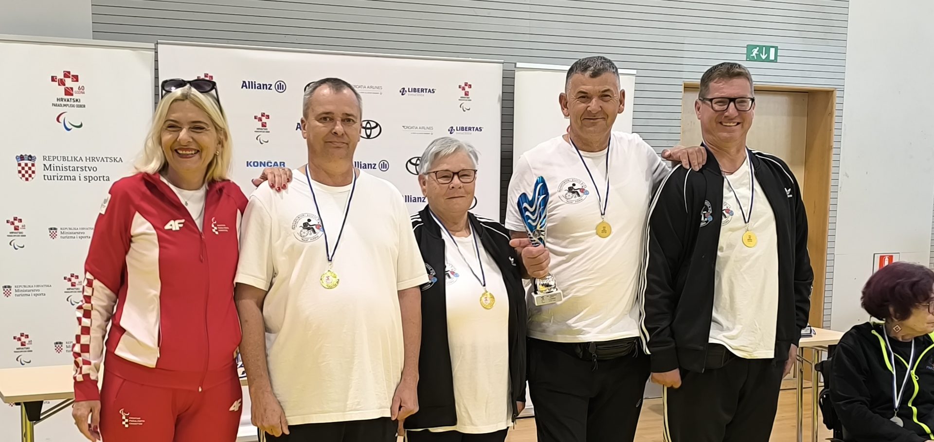 Zlatna ekipa požeške Nade: Lovro, Dario, Damir i Katica slavili u Poreču