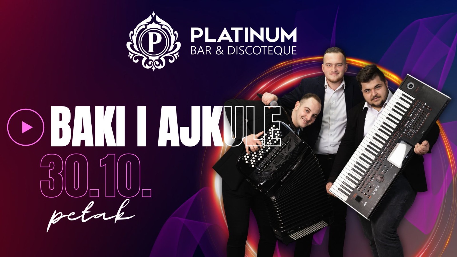 Ovog petka Platinum gori uz Bakija i Ajkule!
